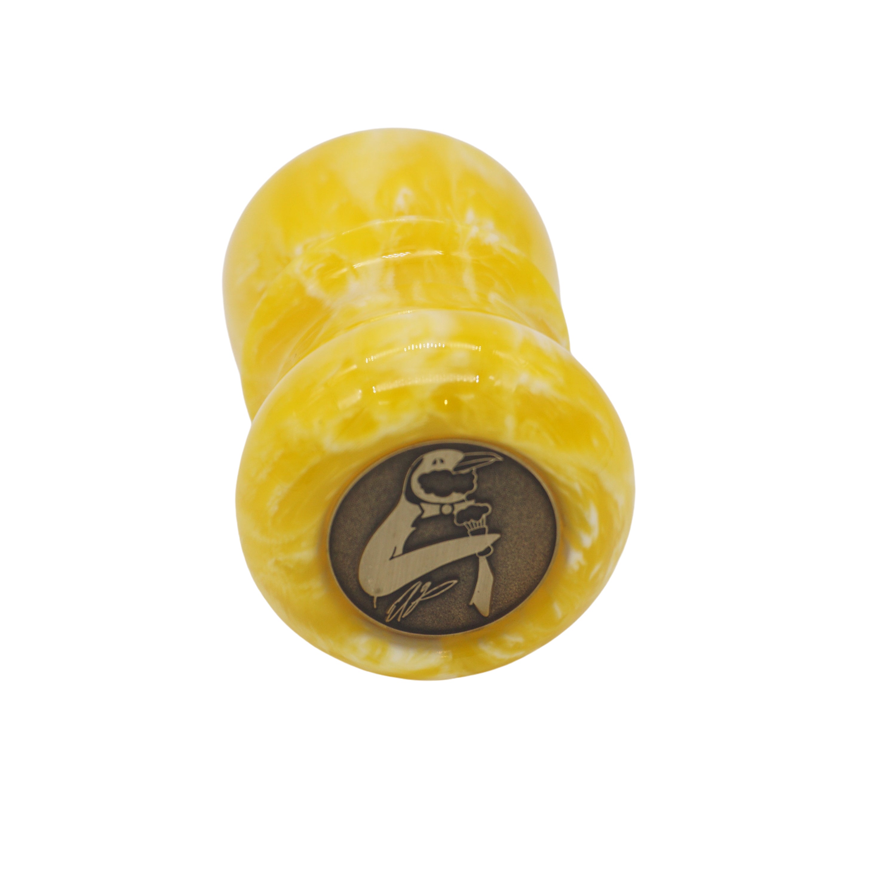 Premium Lemon Drop Handcrafted Shaving Brush Handle - Fits 24mm & 26mm Knots - Perfect for Wet Shaving & Grooming Gifts for Men