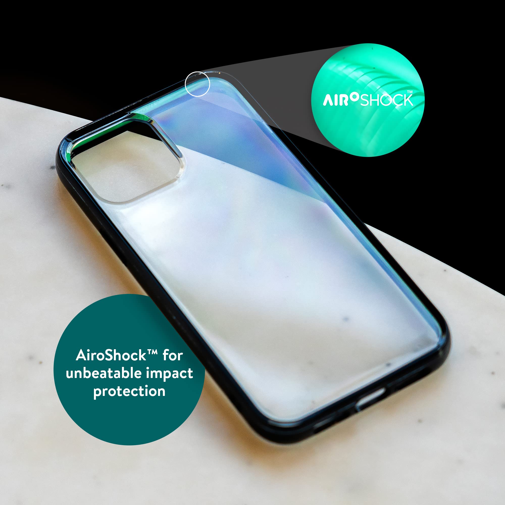 Mous Clear iPhone 13 Pro Max Case - Crystal Clear Slim Protective Cover with Scratch Resistant & Shockproof Design - Perfect for Everyday Use, Travel, and Outdoor Activities