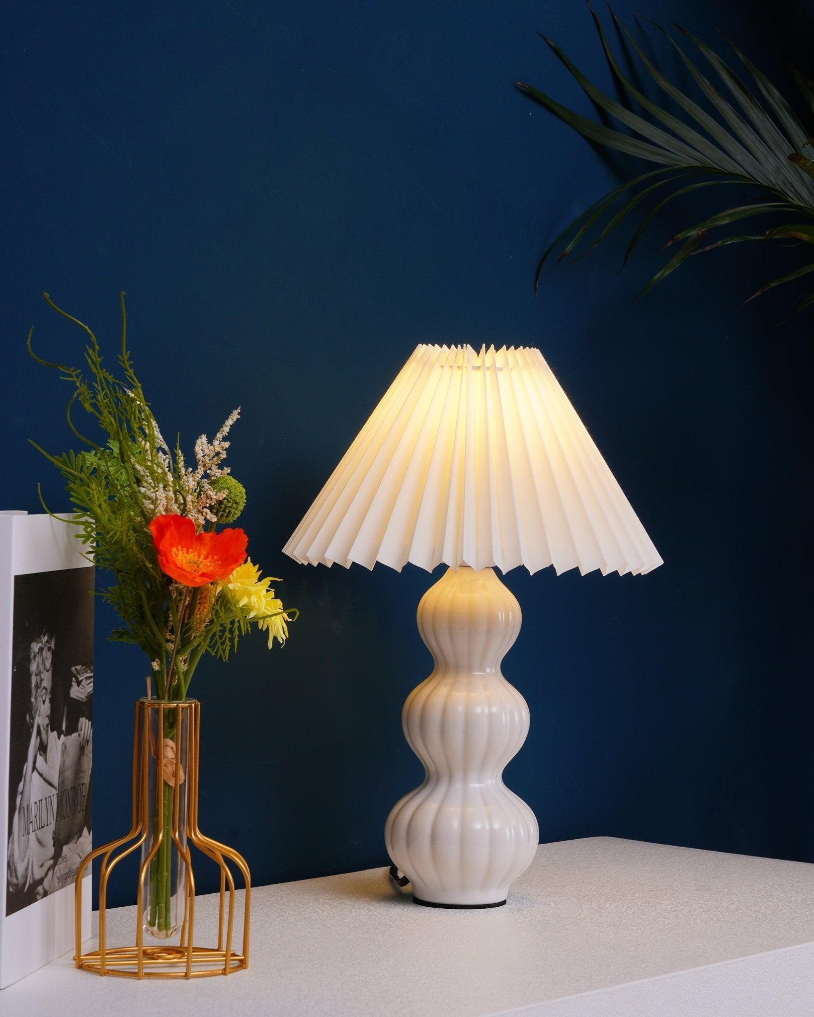 Modern Leo Table Lamp - Adjustable LED Desk Light for Home Office, Study & Bedroom - Warm White & Cool White Lighting for Reading, Working & Relaxing