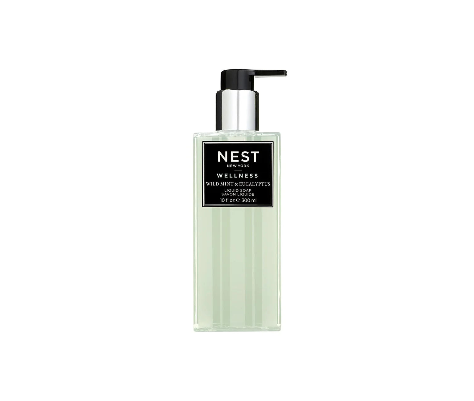 Nest Wild Mint & Eucalyptus Liquid Soap - Refreshing Hand Wash for Spa, Bathroom & Kitchen | Natural Aromatherapy Soap for Relaxation & Stress Relief