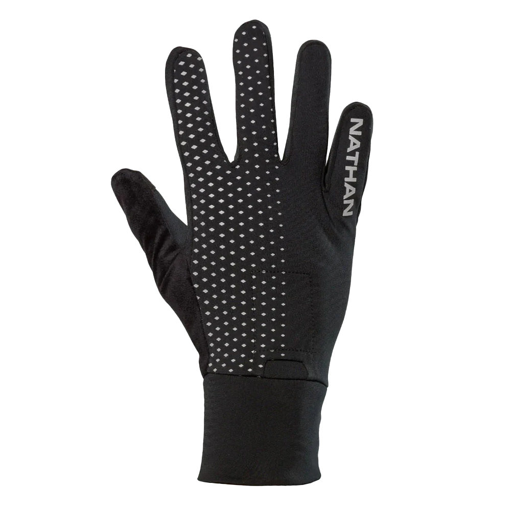 Nathan HyperNight Reflective Gloves - High Visibility Safety Gloves for Running, Cycling & Night Activities - Reflective Handwear for Outdoor Sports & Work