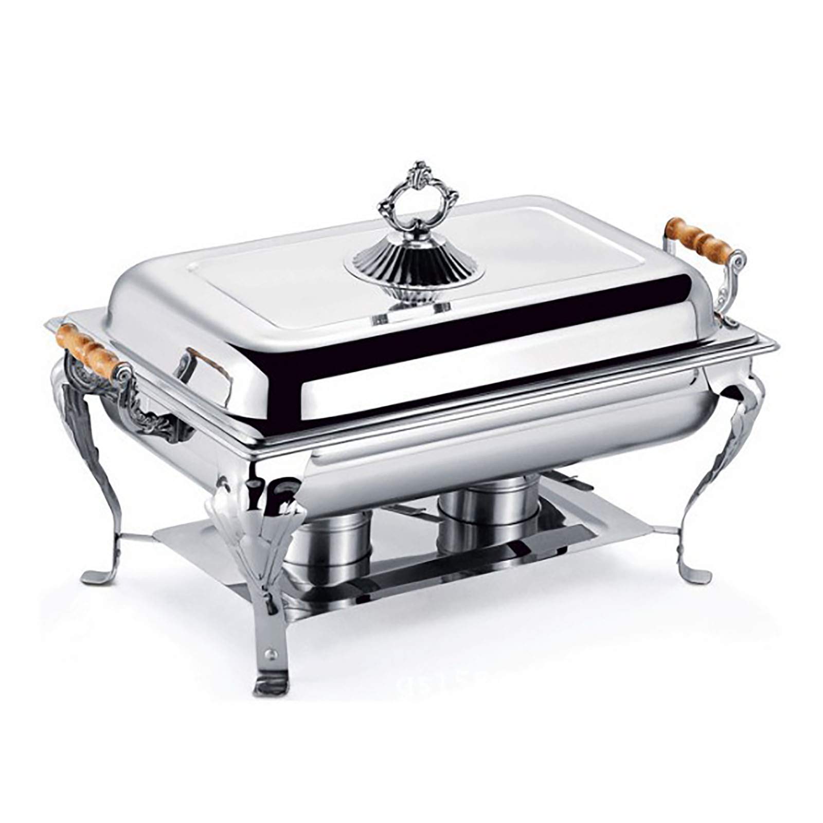 Stainless Steel Chafing Dish Buffet Set - 20.9×12.8×2.6 Inch Rectangular Food Warmer & Insulation Server Pan for Catering, Buffets, Parties & Events - Commercial & Home Use