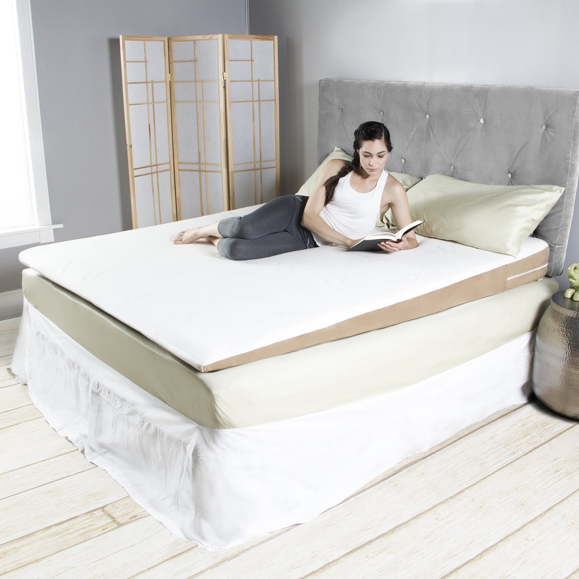 Avana Super Slant Giant Inclined Memory Foam Bed Wedge Pillow - Queen Size Adjustable Wedge for Sleeping, Acid Reflux, Back Pain Relief & Reading in Bed - Perfect for Home, Hospital & Elderly Care