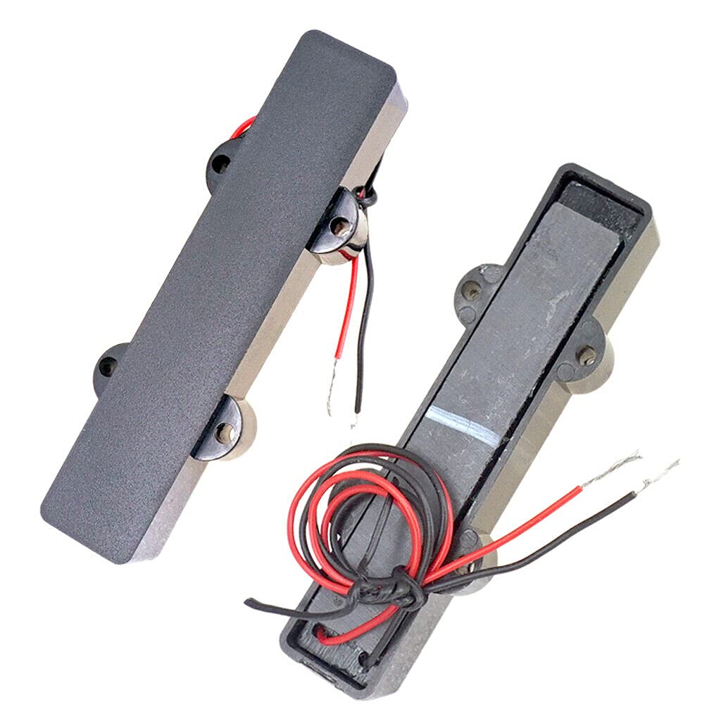 4 String Electric Guitar Jazz Bass Sealed Closed Pickup - Black Guitar Parts for Enhanced Sound & Performance | Perfect for Jazz, Blues & Studio Recording