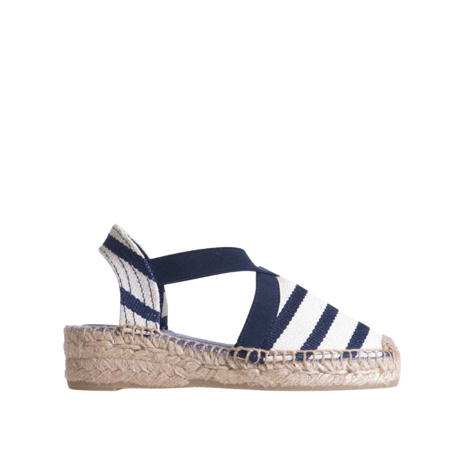 Kids' Striped Cotton Blend Wedge Espadrille Sandals - Edita BR | Comfortable & Stylish Summer Shoes for Beach, Playground & Casual Outings