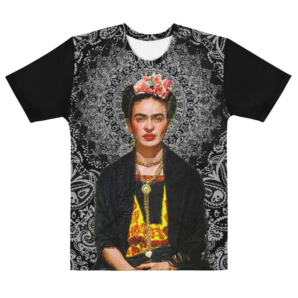 Tony Rubino Frida Kahlo 4 Graphic T-Shirt - Vintage Art Inspired Cotton Tee for Men & Women - Perfect for Casual Wear, Art Lovers & Gift Giving