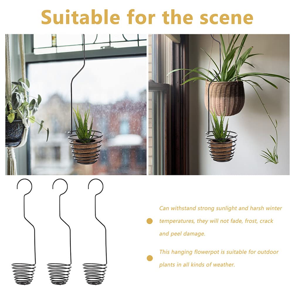 2 Pack Modern Iron Air Plant Hooks - Pineapple Design Hanging Display Rack for Tillandsia Plants, Succulents & Home Decor - Perfect for Living Room, Bedroom, Office & Indoor Garden Decor