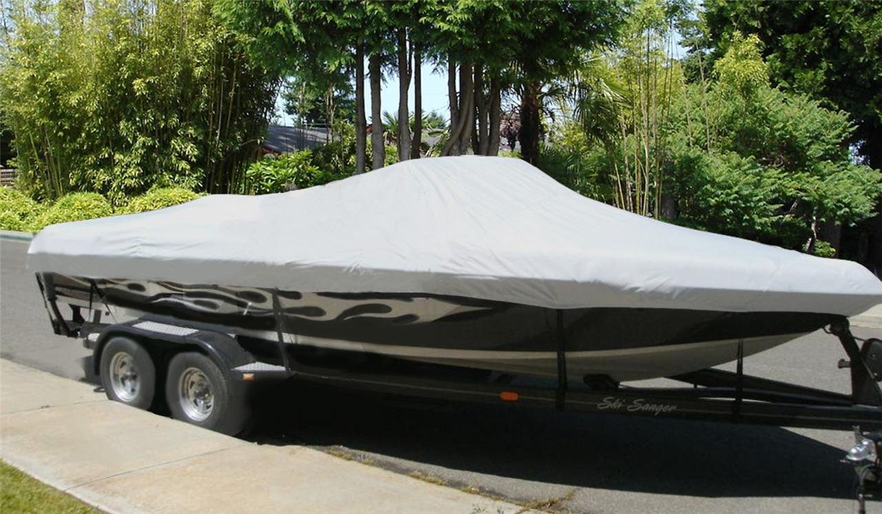 TBG Premium Boat Cover for ALUMACRAFT 2072 Bay (2015-2016 Models) - Waterproof Protection for Fishing & Outdoor Storage
