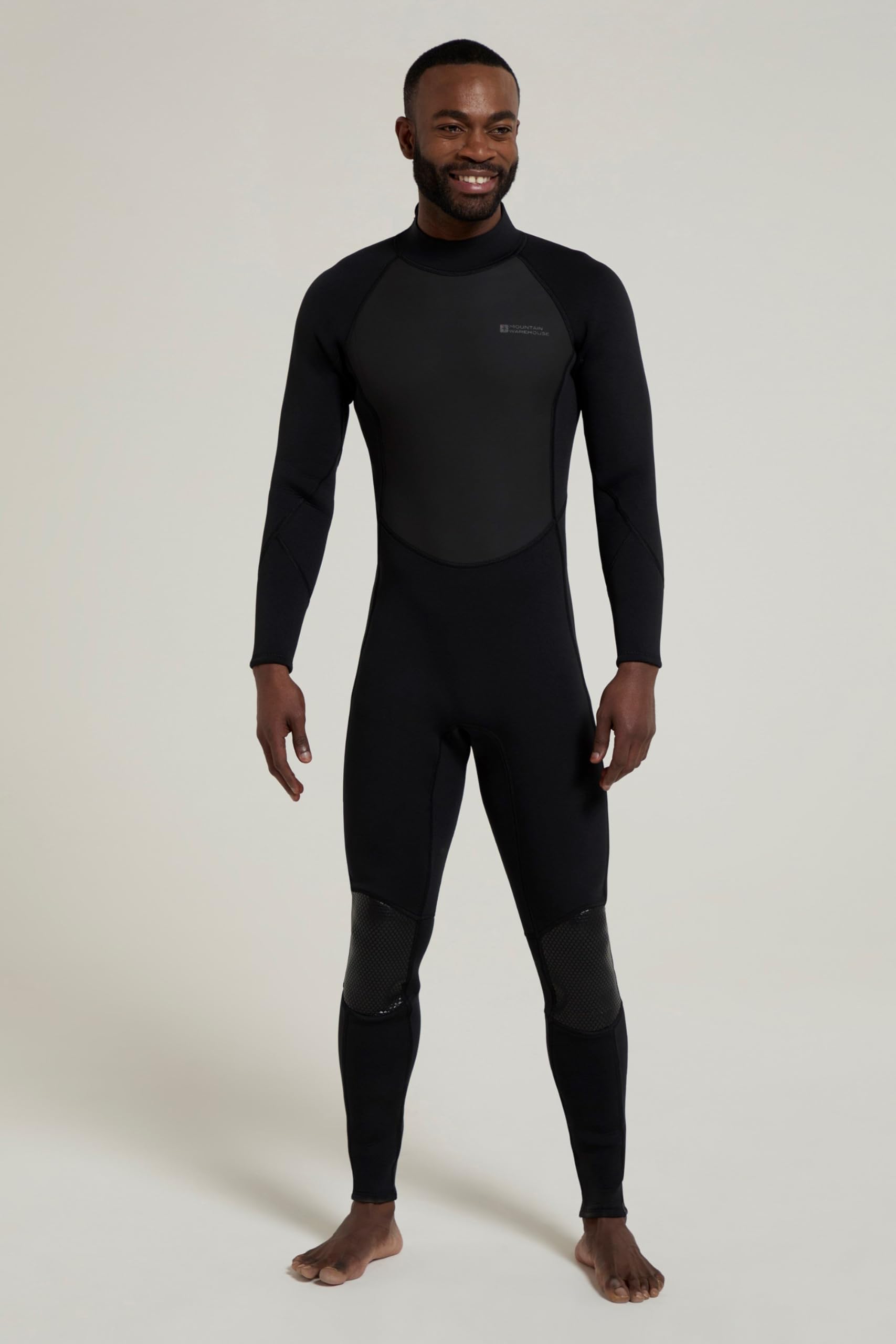 Mountain Warehouse Men's Full Wetsuit - 3/2mm Neoprene Diving & Surfing Wetsuit for Cold Water - Ideal for Scuba Diving, Snorkeling, and Water Sports