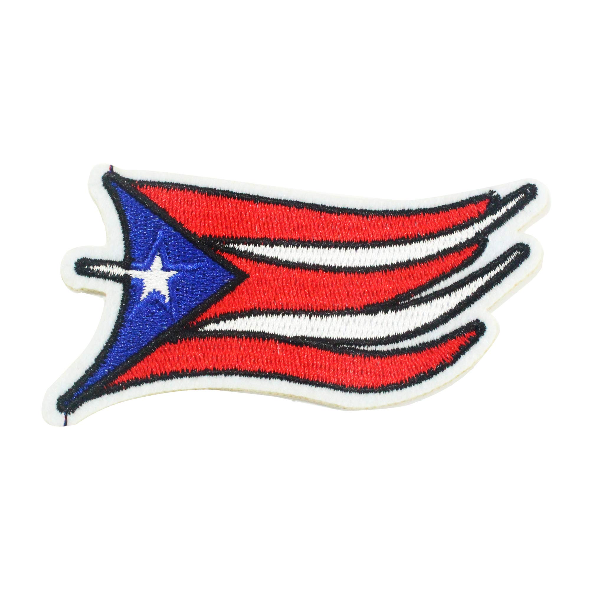 Puerto Rico Iron-on Patch - Embroidered Applique for Jackets, Backpacks, Jeans & Clothing Accessories | Perfect for DIY Customization, Travel Souvenirs & Fashion Statements
