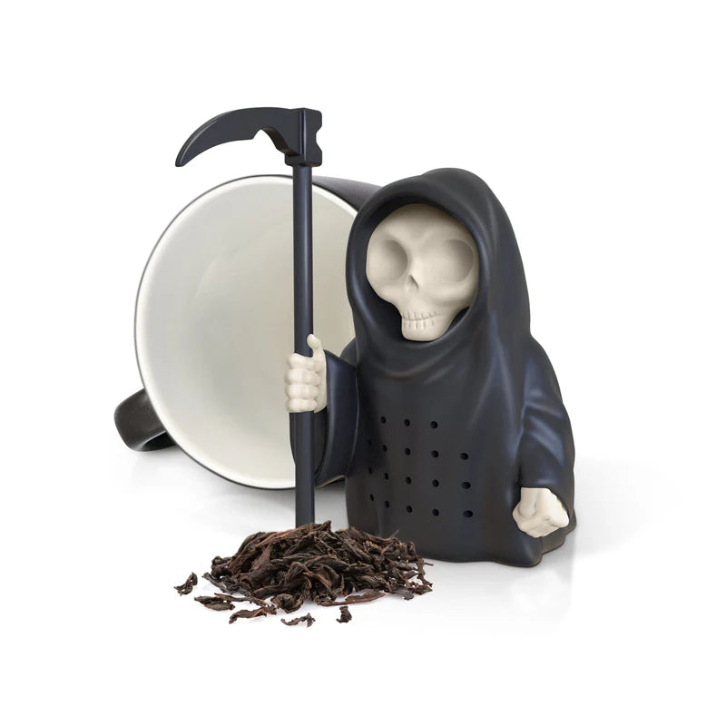 Premium Fred Grim Steeper Tea Infuser - Loose Leaf Tea Strainer with Handle for Hot & Iced Tea - Perfect for Home, Office, and Travel Use