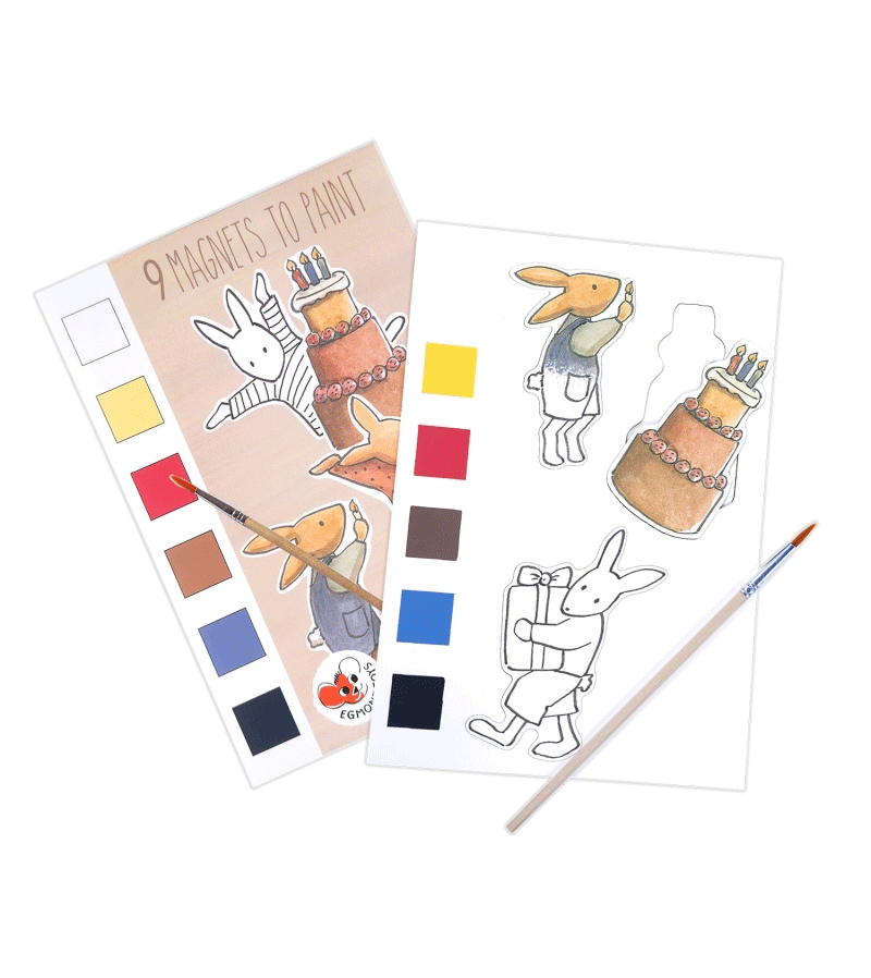 Egmont Magnetic Paint Kit for DIY Wall Art & Creative Projects – Perfect for Kids' Rooms, Home Decor & Office Spaces
