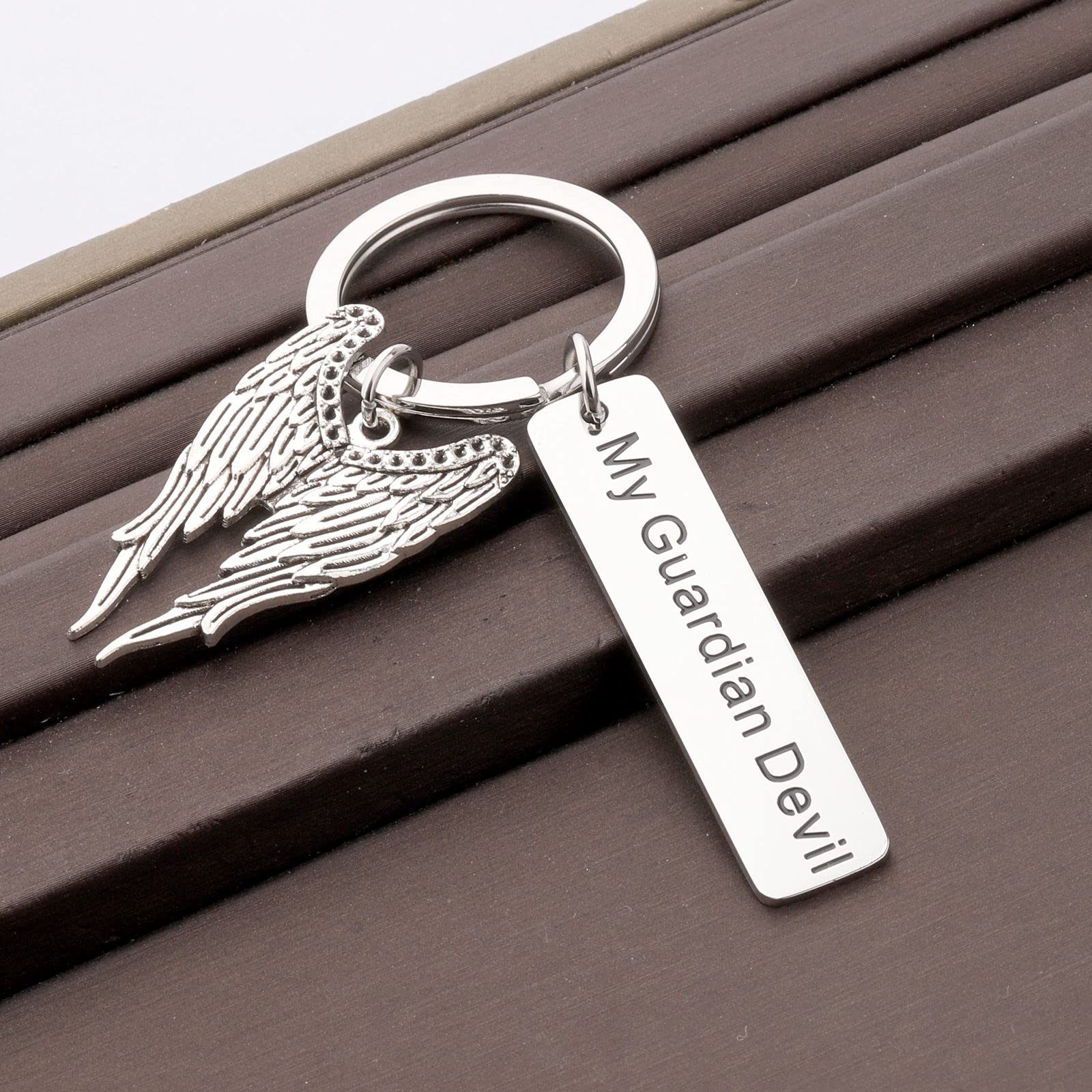 Stylish Devil Show Inspired Jewelry - My Guardian Devil Keychain - Unique Funny Devil Gift for Fans - Perfect for Cosplay, Gifts & Gothic Fashion Accessories