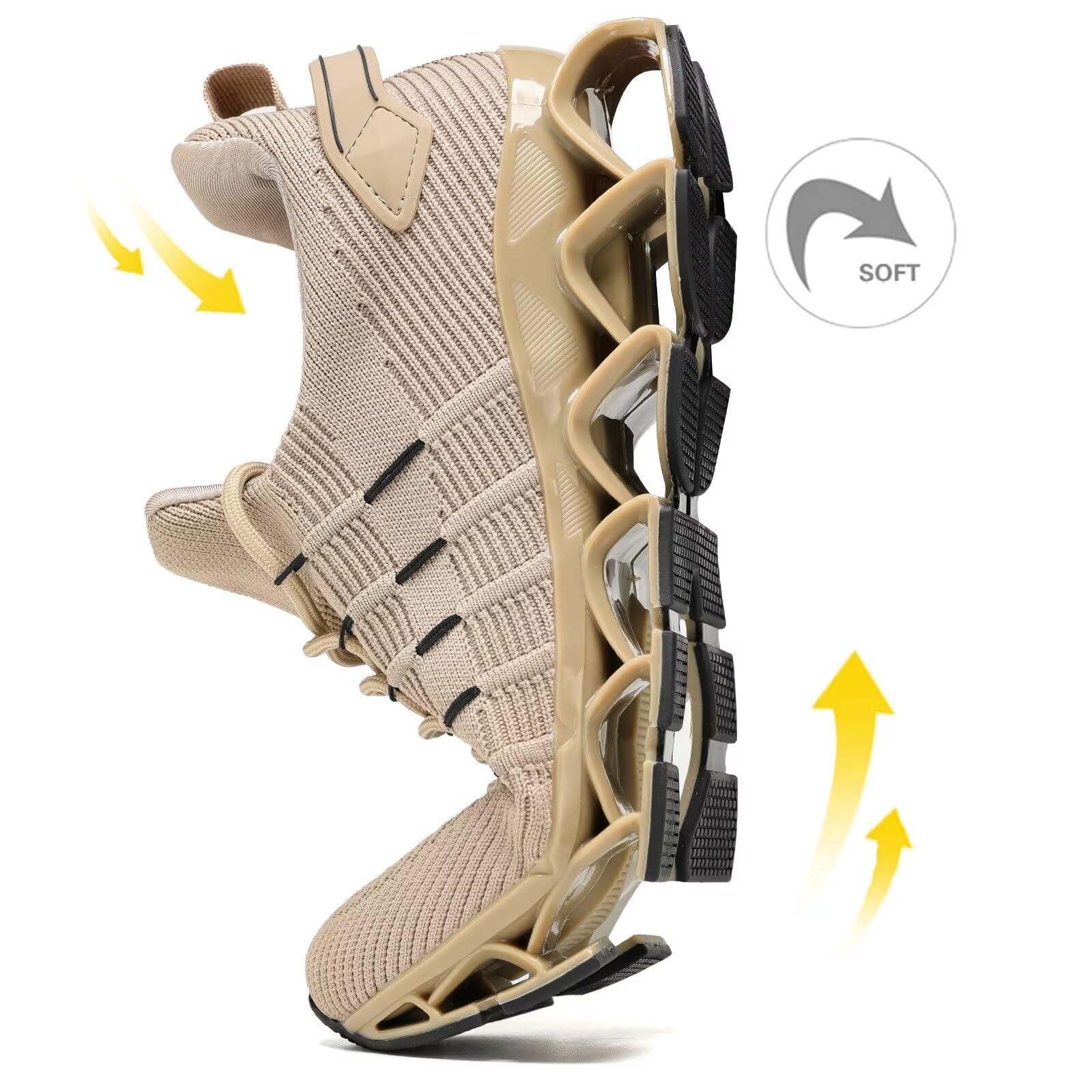 Men's Running Shoes - Lightweight Breathable Mesh Trail Runners with Fashion Sport Blade Design for Walking, Tennis & Outdoor Activities | Perfect for Jogging, Gym Workouts & Casual Wear