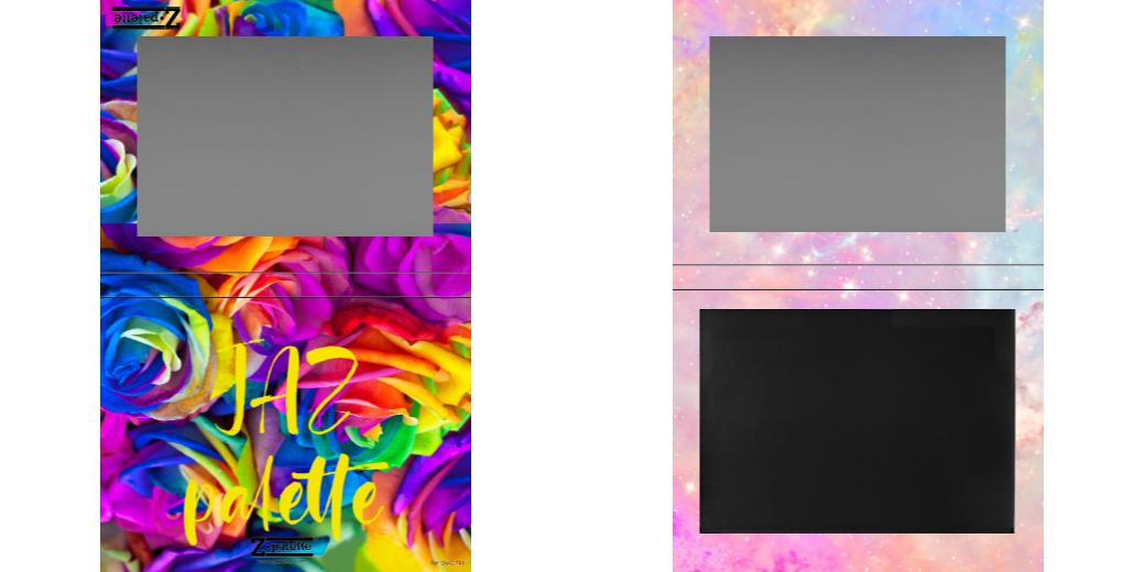Custom Extra Large Z Palette - Magnetic Makeup Palette for Eyeshadows & Blush - Perfect for Professional Makeup Artists & Travel
