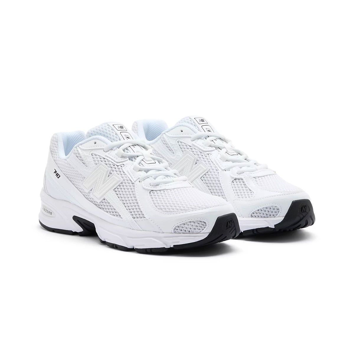 New Balance 740 Running Shoes for Men - White & Black Classic Style | Comfortable Sneakers for Jogging, Gym Workouts & Casual Wear