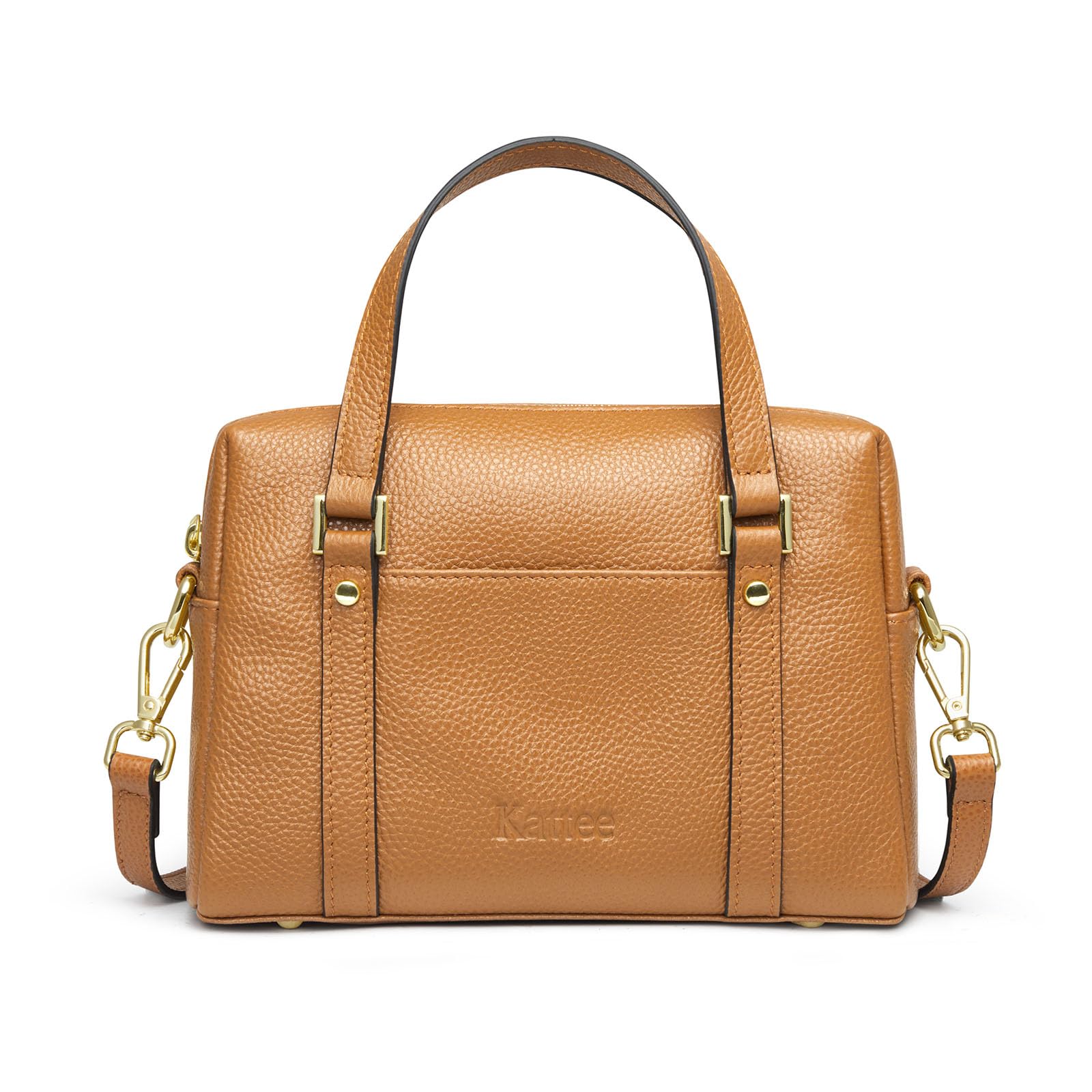 Kattee Women's Small Leather Purses & Handbags - Soft Crossbody Bag with Top Handle, Trendy Shoulder Bag for Daily Use, Work, and Travel