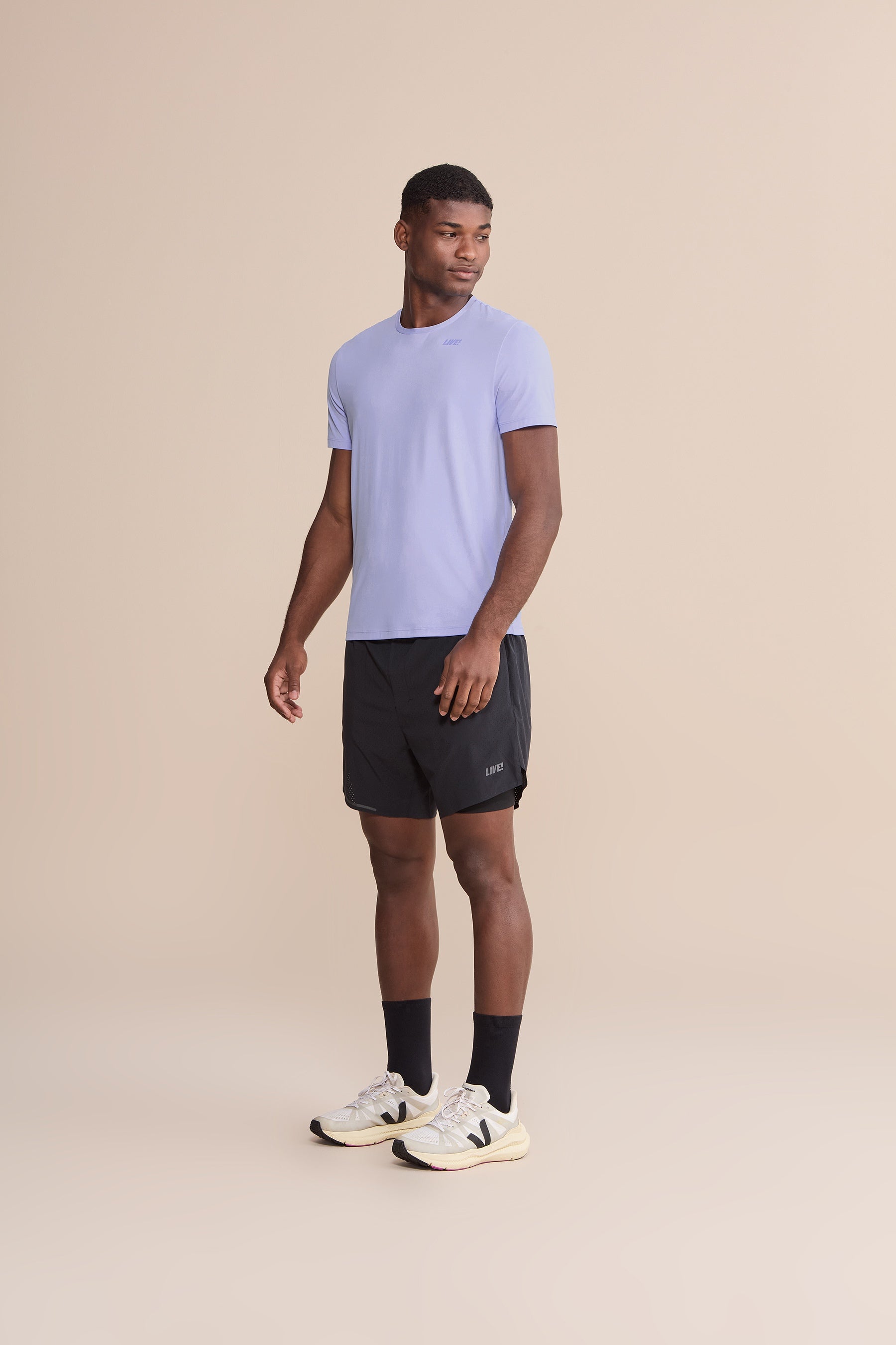 Breathable Bio Stretch Men's T-Shirt - Soft Comfort Fit Cotton Tee for Casual Wear, Gym & Outdoor Activities