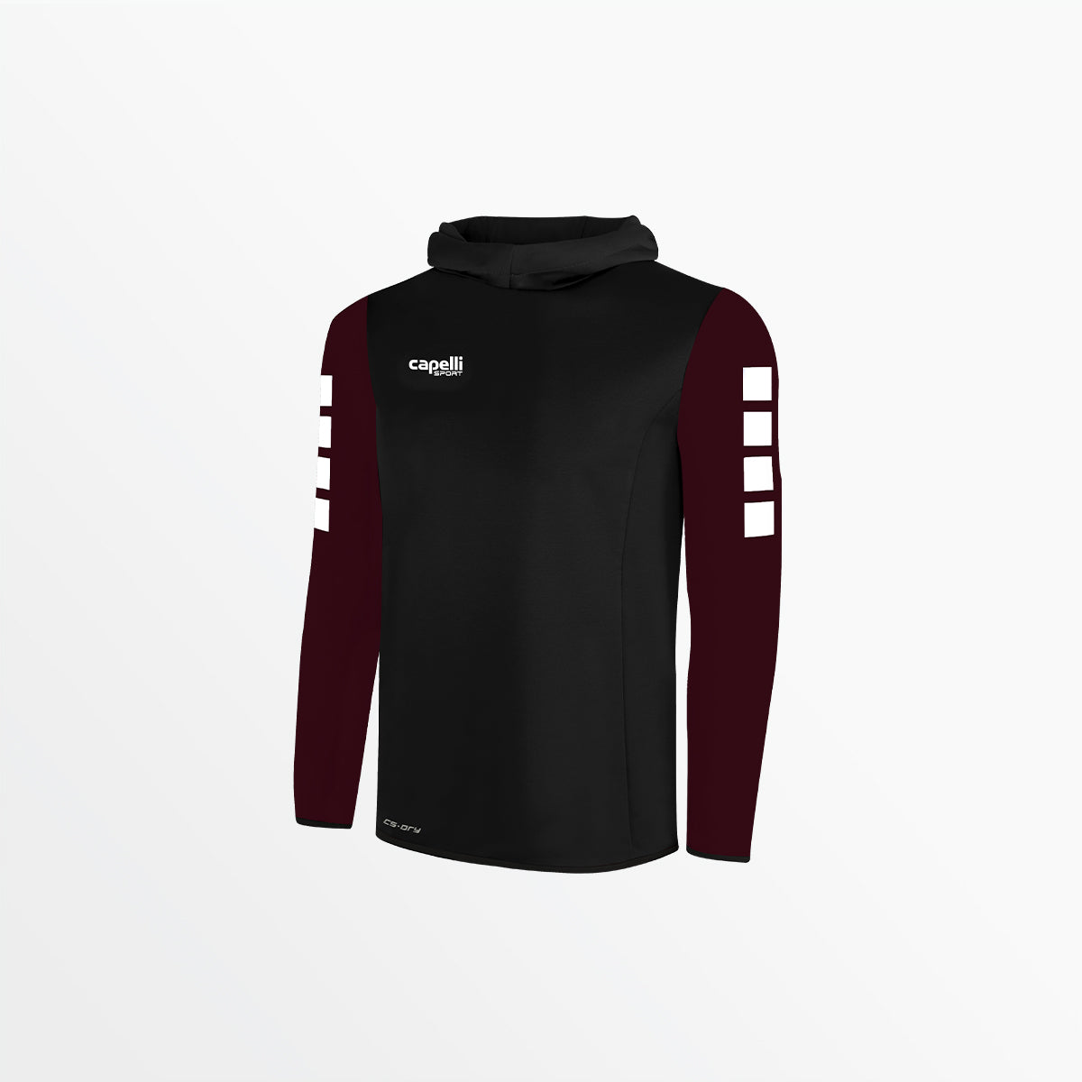 ADULT BASICS Hooded Training Top - Lightweight Workout Shirt for Men & Women - Perfect for Gym, Running, and Outdoor Activities