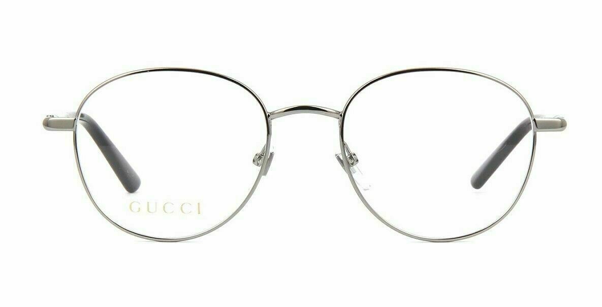 Gucci GG 0392O 001 Silver/Black Eyeglasses - Stylish Designer Frames for Men & Women | Perfect for Work, Travel & Everyday Wear