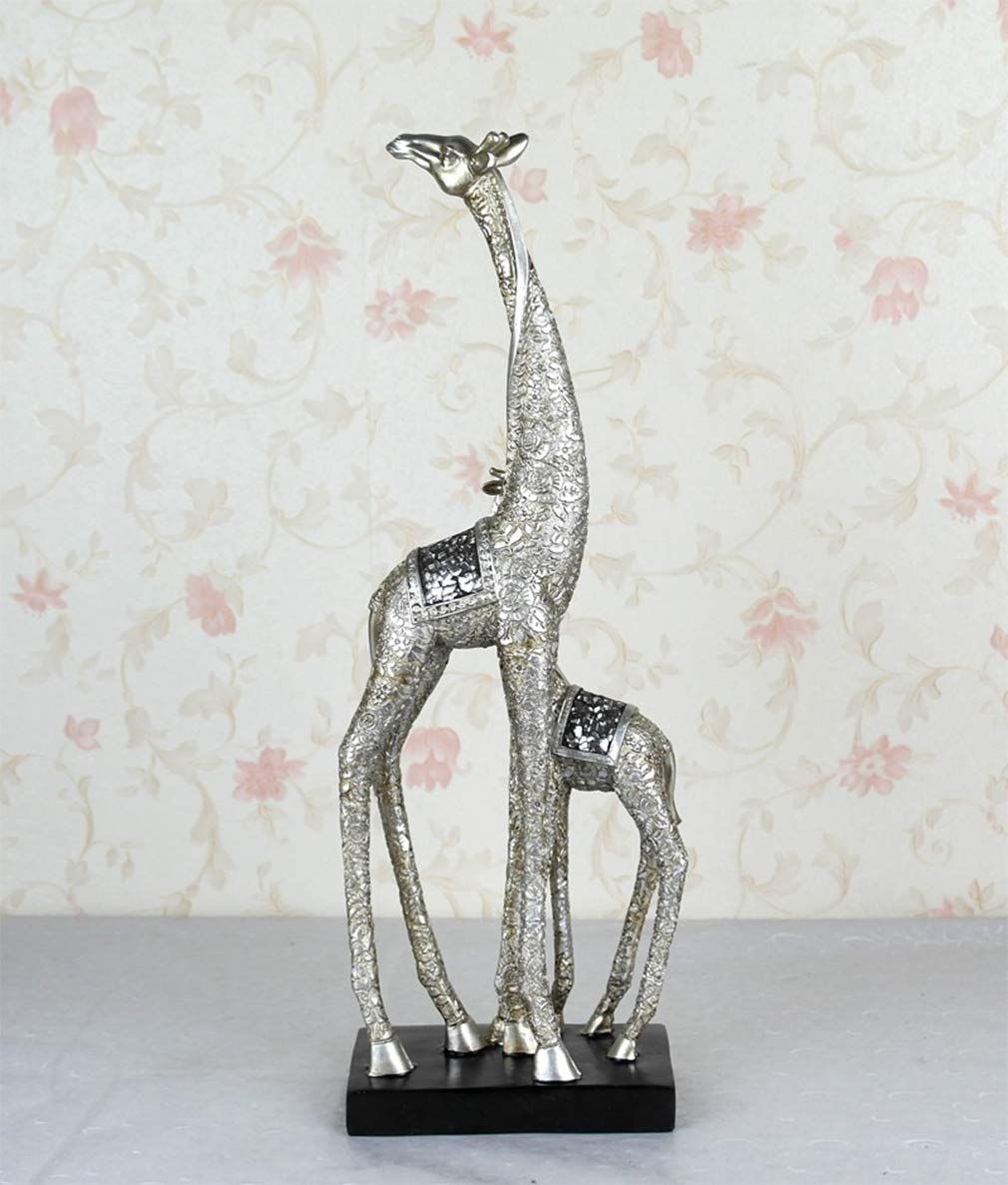 Modern Minimalist Resin Giraffe Statue - Elegant Animal Sculpture Figurine for Home Decor, Office Desk, Bookshelf Display | Perfect Gift for Housewarming, Birthday & Interior Design Lovers