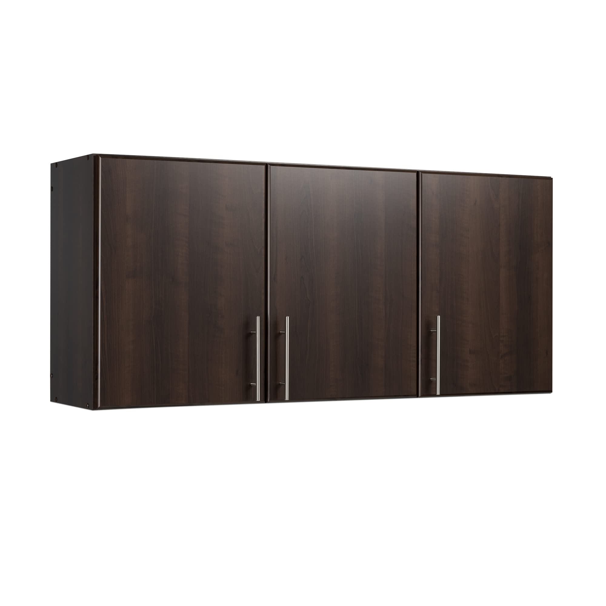 Prepac Elite 54-Inch Wall Mounted Storage Cabinet with 2 Adjustable Shelves - Brown Bathroom & Pantry Organizer (12