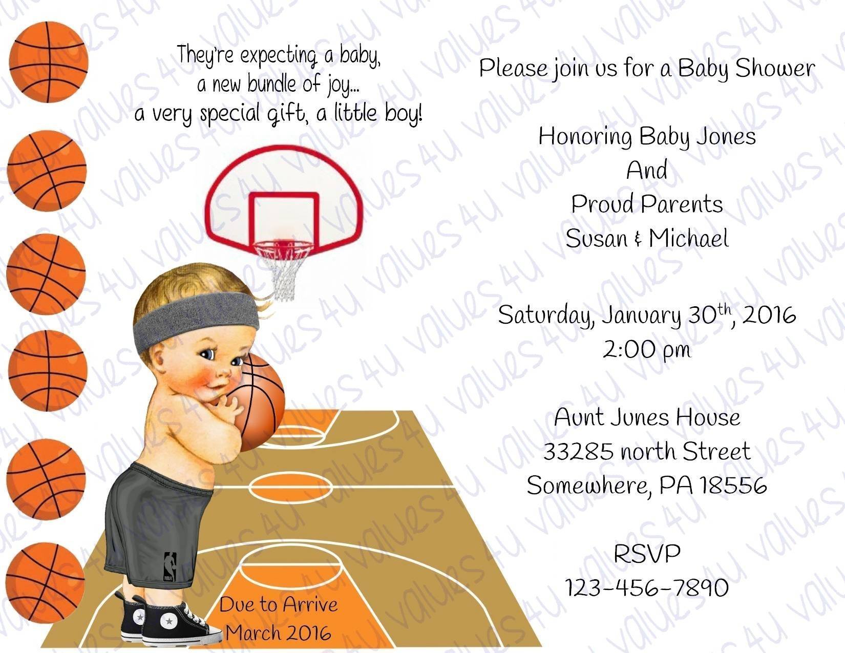 Personalized Baby Shower Invitations for Boys - Pack of 12 Custom Party Invites - Perfect for Gender Reveal, First Birthday & Newborn Celebrations