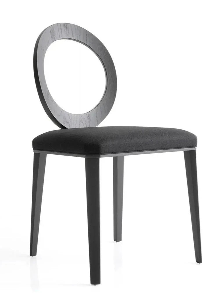 Bross Gemma Side Chair - Modern Accent Chair for Dining Room, Living Room, or Office - Comfortable Upholstered Seat with Wooden Legs - Perfect for Small Spaces and Home Decor