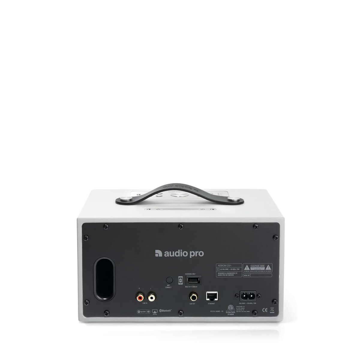 Audio Pro Addon C5 Alexa Wireless Speaker - Premium Bluetooth Speaker with Voice Control, Hi-Fi Sound, Arctic White - Perfect for Home, Office & Outdoor Use