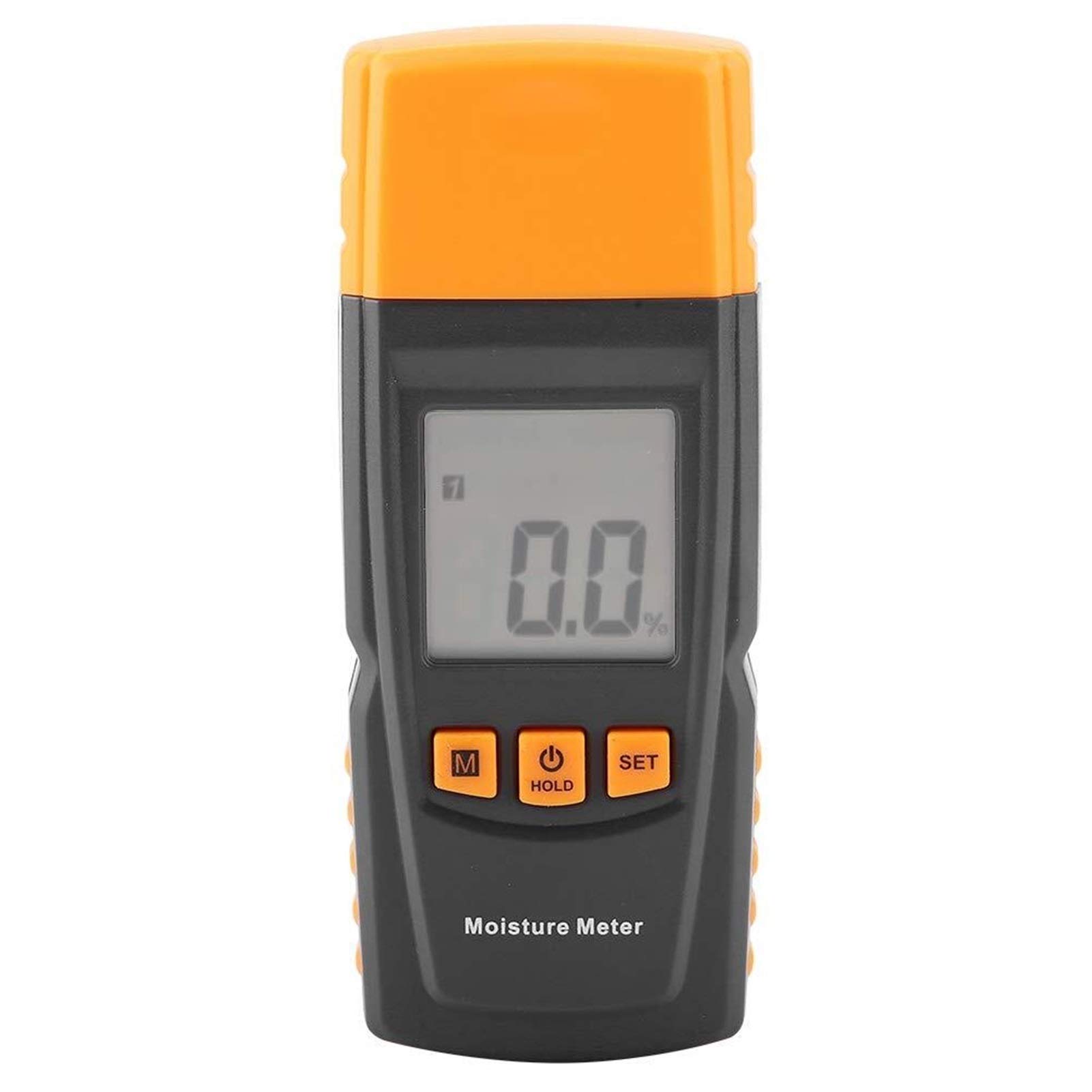 WJJ GM605 Digital Wood Moisture Meter - Portable LCD Display Moisture Detector for Firewood, Lumber & Flooring - Accurate Humidity Tester for Woodworking, Construction & Home Improvement