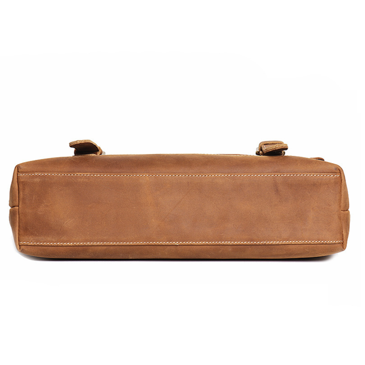Genuine Leather Messenger Bag for Men & Women - Premium Quality Crossbody Shoulder Bag - Perfect for Work, Travel & Daily Commute