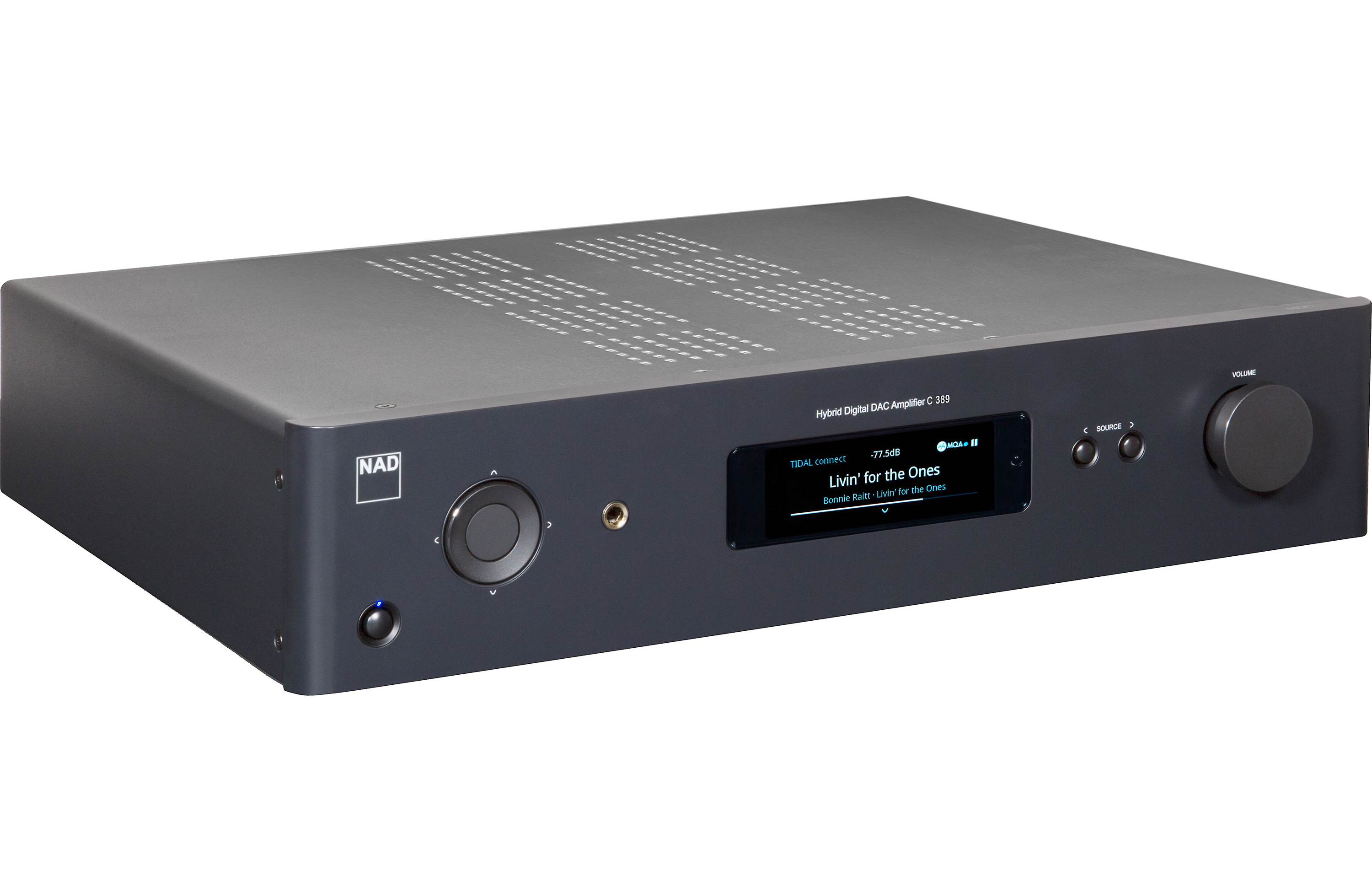 NAD Electronics C389 Hybrid Digital DAC Integrated Amplifier with Bluetooth - High-Fidelity Audio for Home Theater & Music Listening