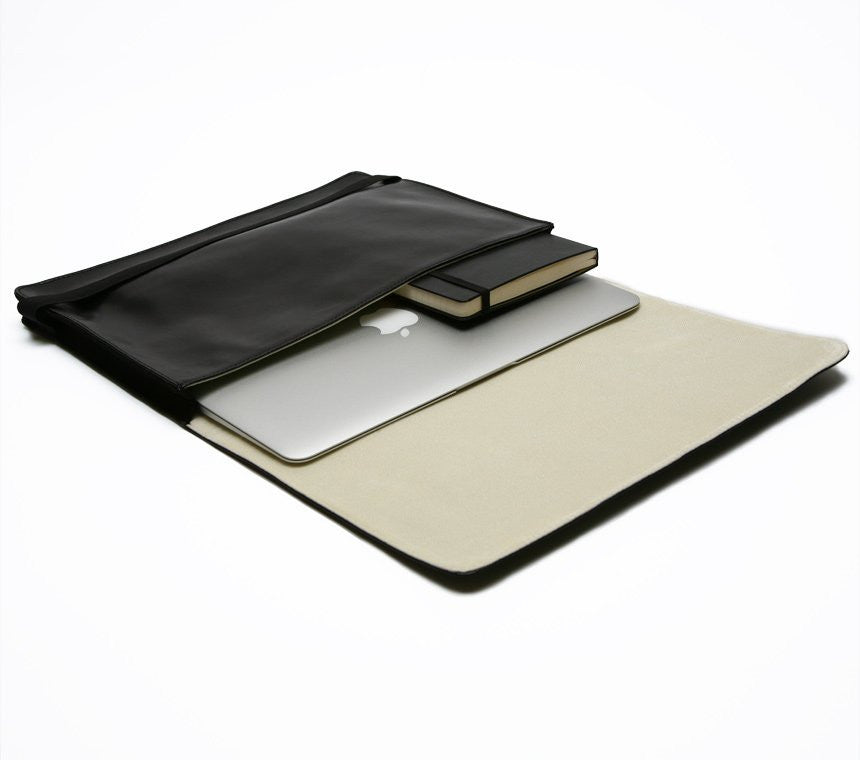 Premium Moleskine Laptop Sleeve Case - 13 Inch MacBook Pro/Air & Windows Laptop Protective Cover - Slim & Lightweight for Work, Travel & School