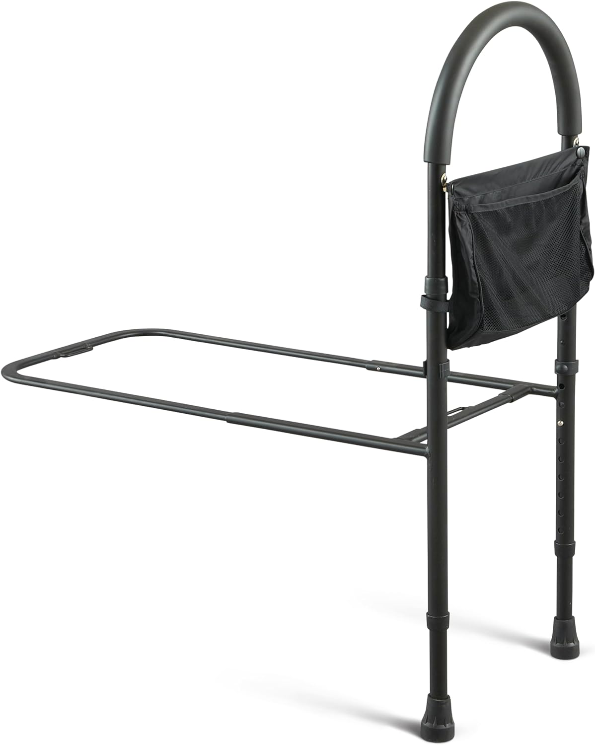 Adjustable Bed Assist Bar for Elderly & Disabled - Sturdy Support Rail for Safe Transfer, Sitting & Standing - Home & Hospital Use
