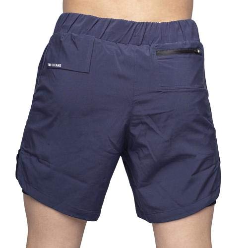 2-in-1 Hybrid Running Shorts with Compression Liner - Quick Dry Gym & Workout Shorts with Phone Pocket, Towel Loop & Zipper | Perfect for Jogging, CrossFit & Outdoor Activities
