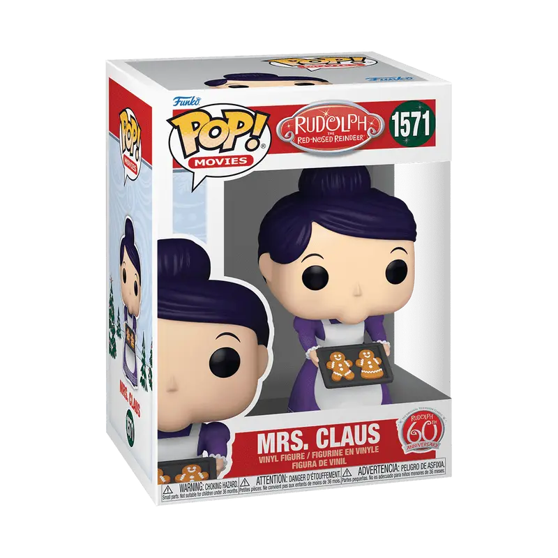 Funko POP! Holiday Mrs. Claus Collectible Vinyl Figure - Christmas Decor, Gift for Collectors - Perfect for Holiday Displays & Office Desk Decorations