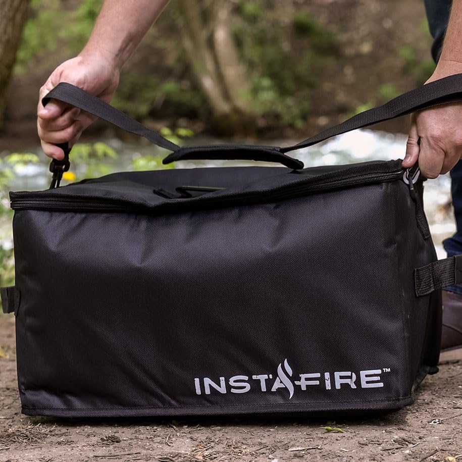 InstaFire Ember Oven Carrying Case - Portable Fire Pit Cover for Camping, Backpacking & Outdoor Cooking - Durable Protective Storage Bag for Grill & Fire Oven Accessories