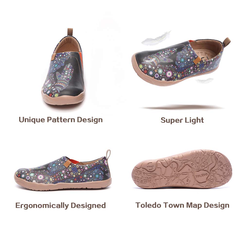UIN Men's Slip-On Walking Shoes - Lightweight Travel Loafers with Microfiber Comfort for Casual Wear | Perfect for Travel, Work & Everyday Fashion Sneakers