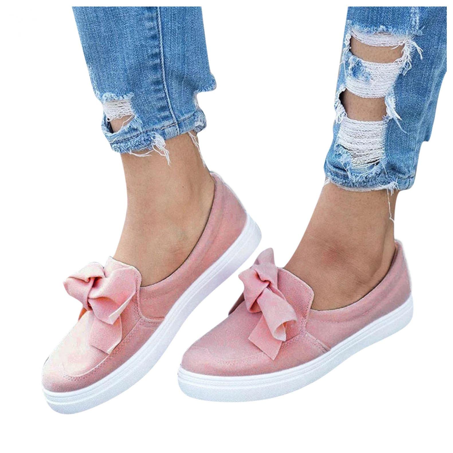 Qopobobo Women's Fashion Mesh Slip-On Sneakers - Breathable Casual Loafers for Dressy Outfits, Travel & Walking Shoes | Perfect for Work, Weekend & Daily Wear