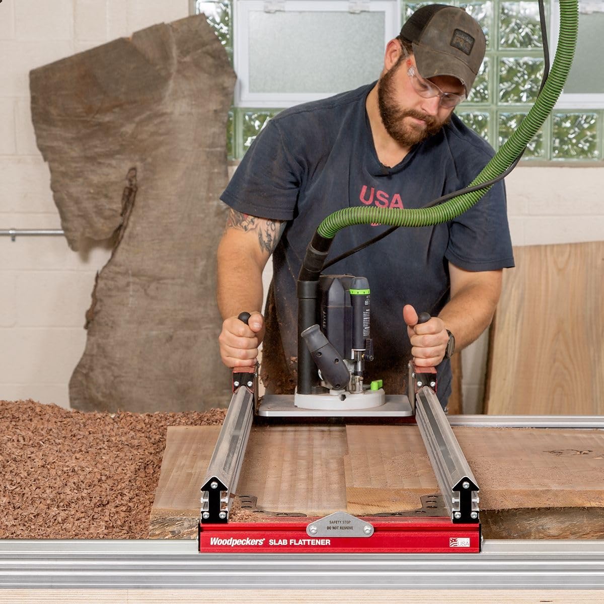 Woodpeckers Slab Flattening Mill – Extended 38