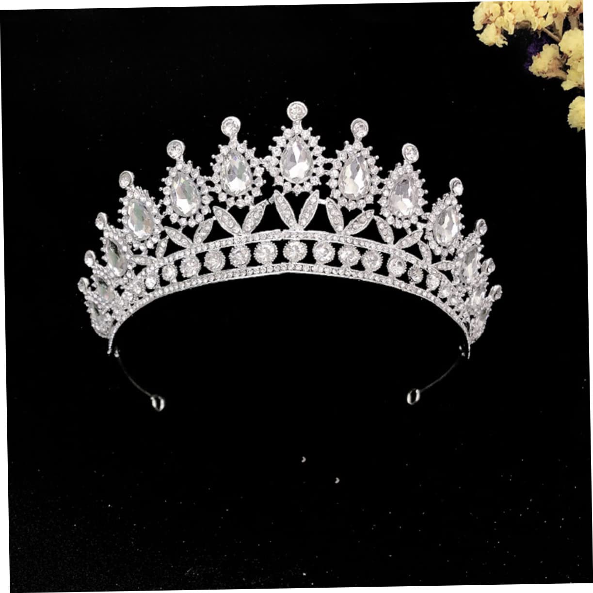 Elegant Wedding Bridal Tiara Headpiece - Minkissy Crystal Rhinestone Hair Accessories for Bride, Bridesmaid, Prom & Special Occasions