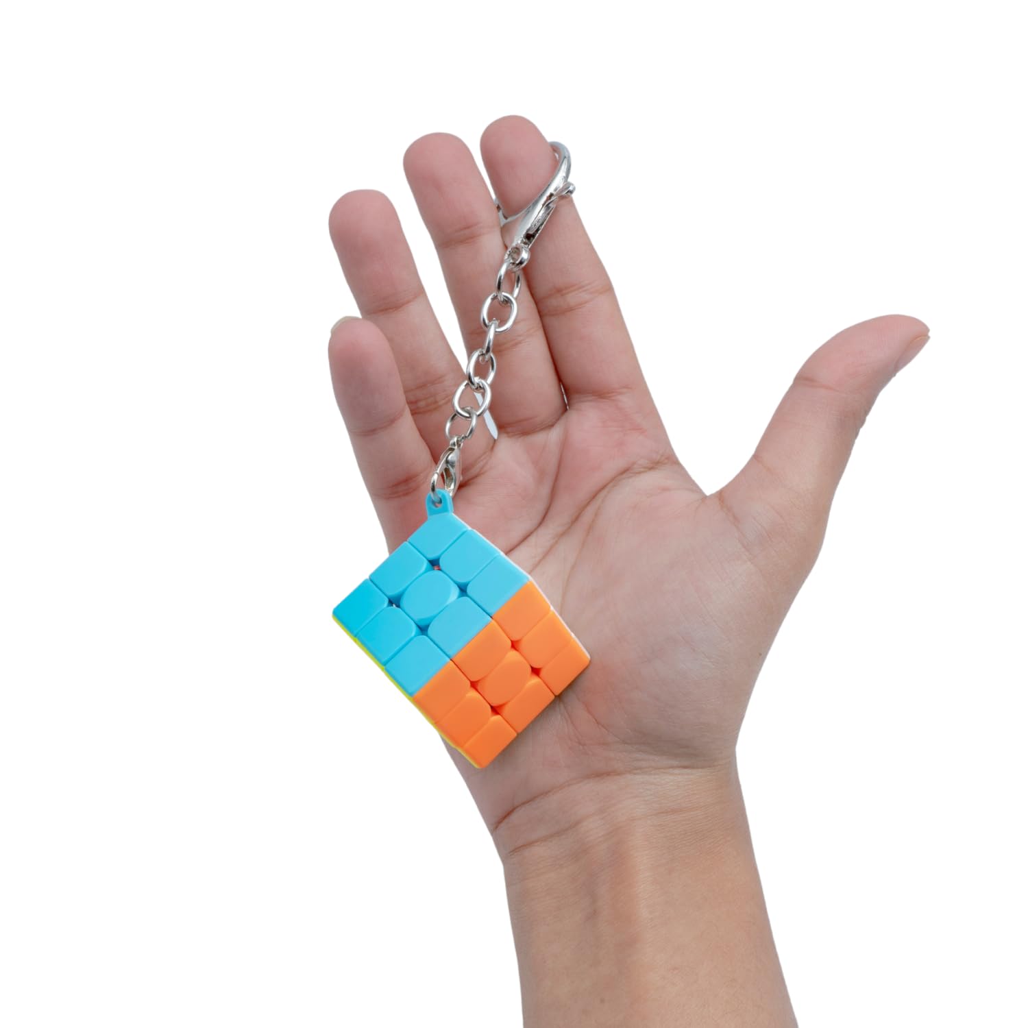 Cubelelo Drift Mini 3x3 Keychain Speed Cube - Compact Magic Puzzle Toy for Kids & Adults | Brain Teaser Game for Stress Relief & Fun | Perfect for Travel, Office, Gifts & Classroom Activities | Ages 3+