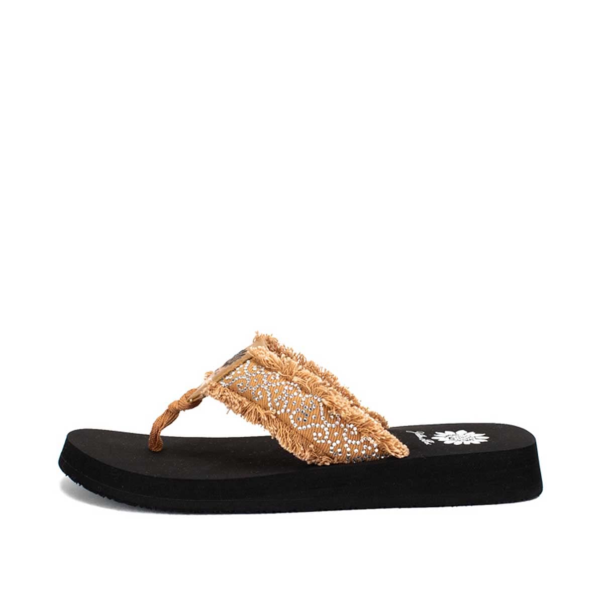 Yellow Box Foseta Women's Comfortable Summer Sandals - Breathable Open-Toe Beach Shoes for Walking, Travel & Casual Outfits