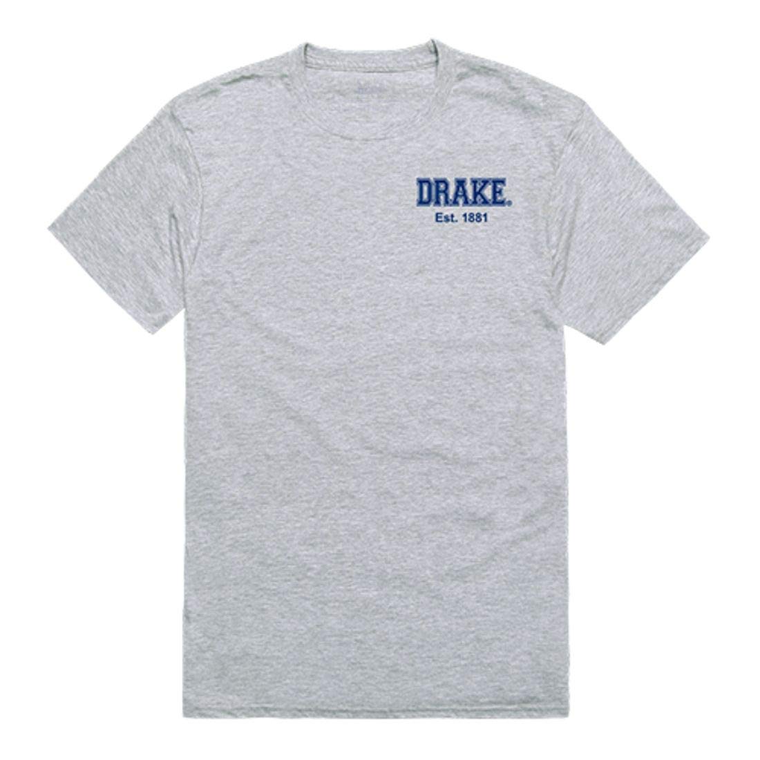 Drake University Bulldogs Practice T-Shirt - Heather Grey Cotton Tee for Men & Women - Perfect for Workouts, Gameday & Casual Wear