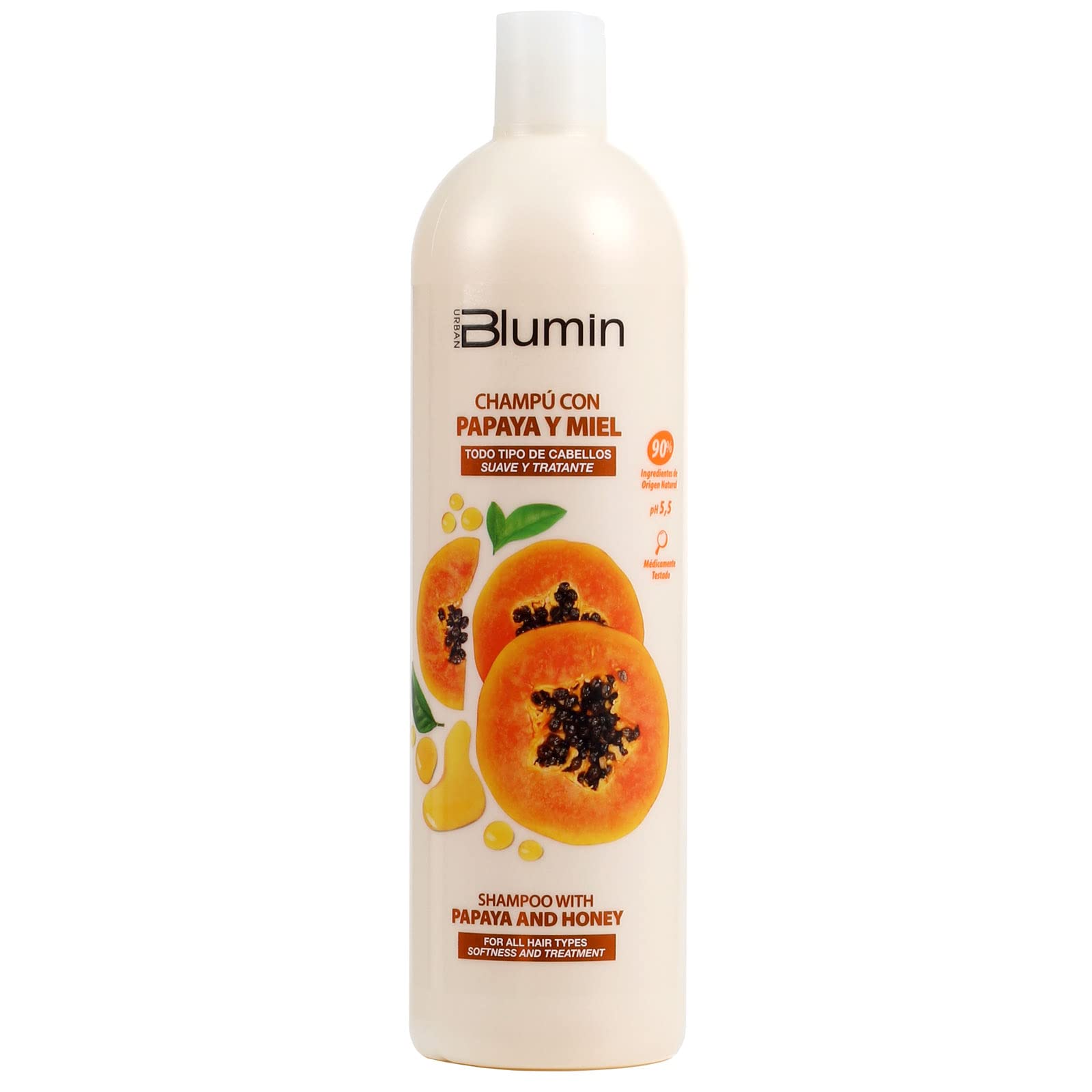 Papaya & Honey Moisturizing & Repair Shampoo - 33.8oz (1000ml) for Dry, Damaged Hair - Salon Quality Hair Treatment at Home