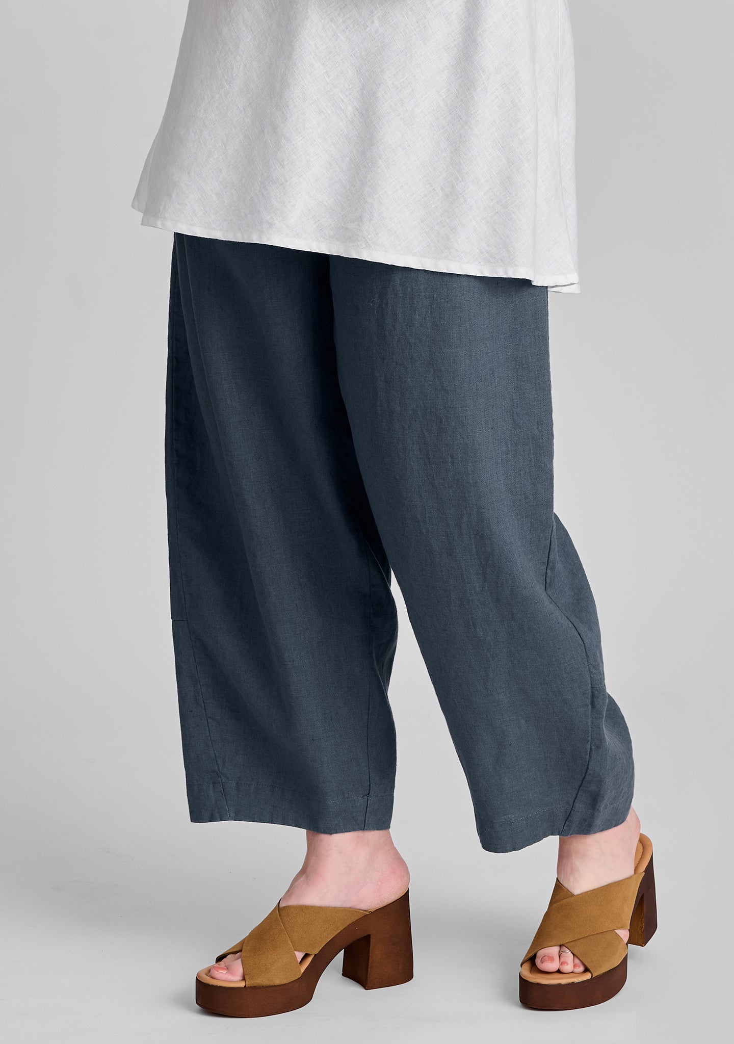 Seamly Linen Pants for Women - Breathable Comfortable Summer Wide Leg Trousers - Perfect for Beach, Vacation & Casual Wear