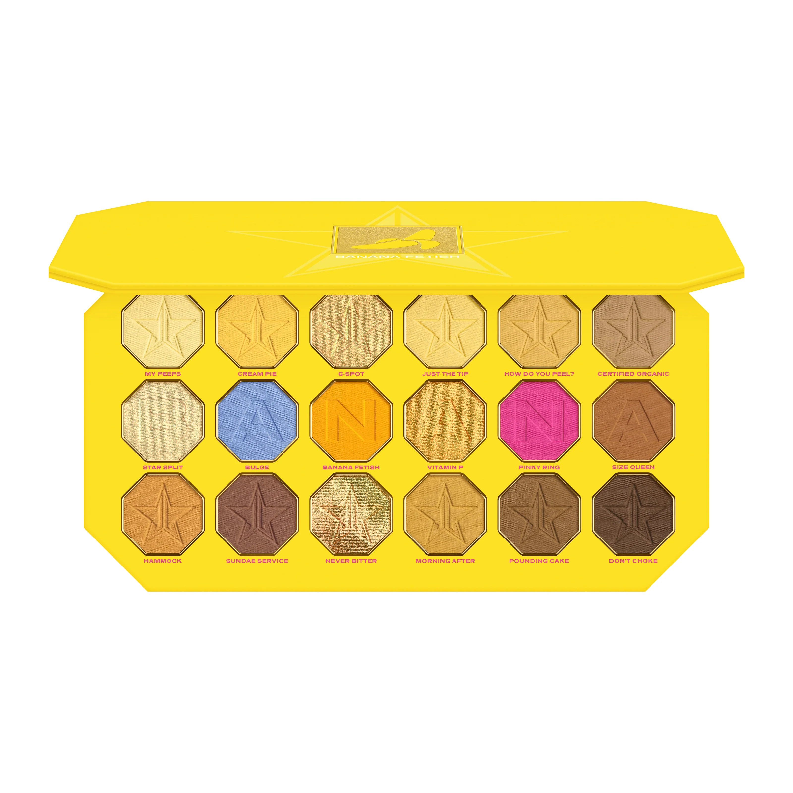 Banana Fetish Palette - High-Quality Makeup Eyeshadow Palette for Professional & Everyday Makeup | Perfect for Parties, Cosplay & Creative Looks
