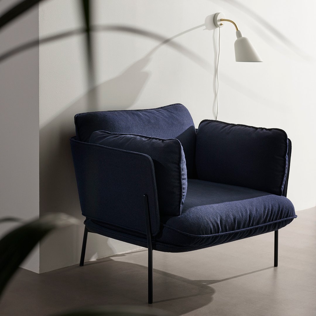 Cloud LN1 Modern Lounge Chair - Ergonomic Design for Living Room, Bedroom & Office - Comfortable Relaxation & Reading Chair with Stylish Aesthetic