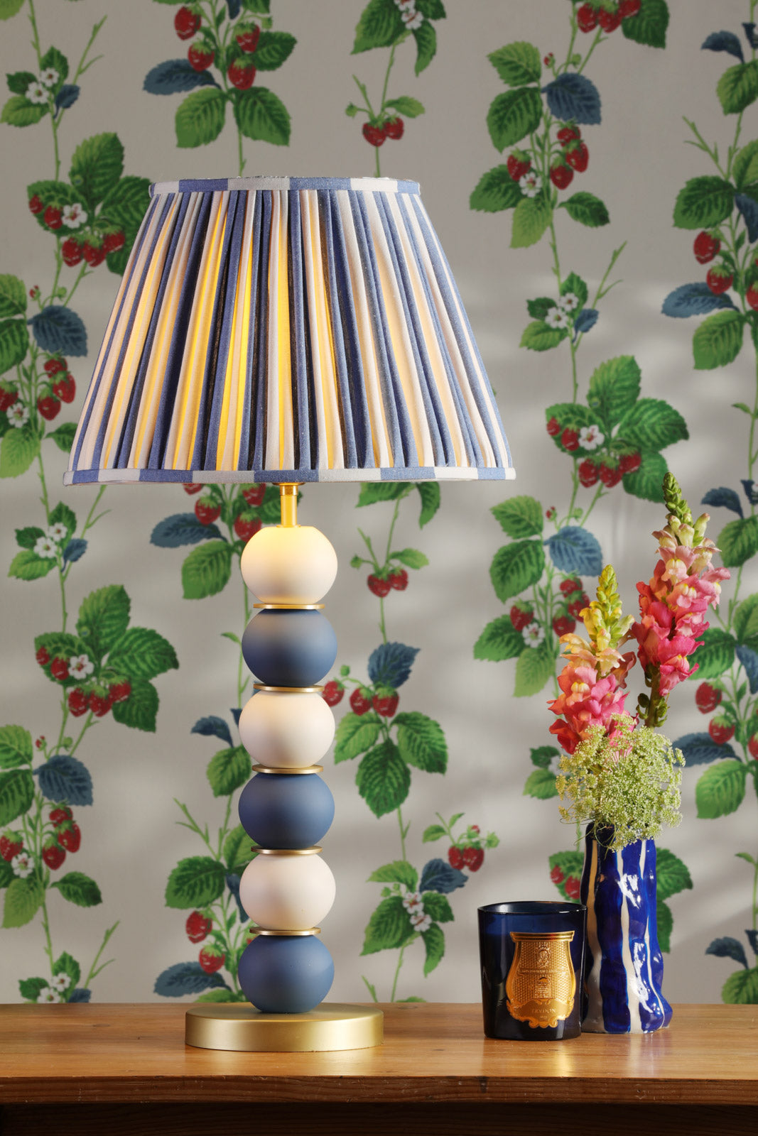 Bobble Table Lamp - Modern E27 Base Desk Light in Multiple Finishes - Perfect for Bedroom, Living Room & Office Decor