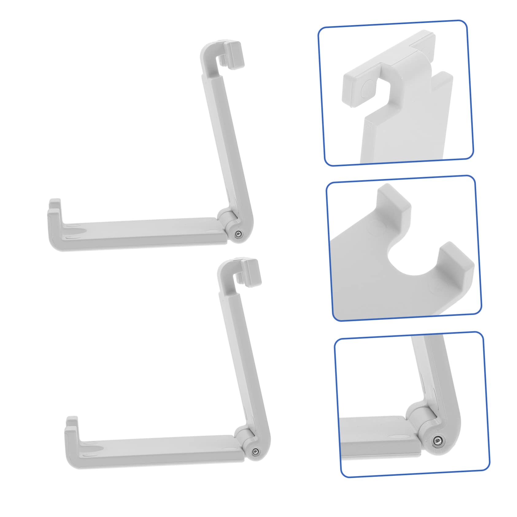 Garneck 6-Pack Modern Gaming Headset Stand - ABS Headphone Holder with Side Mount for PS5, Xbox, PC Controllers - Perfect for Gaming Setup & Desk Organization